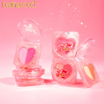 رژگونه قلبی دورنگ