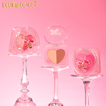 رژگونه قلبی دورنگ